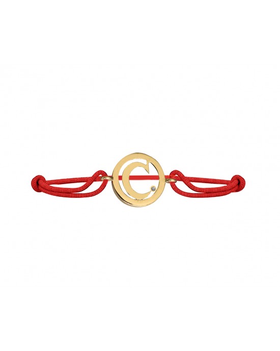Alphabet C Gold Bracelet Alphabet C Gold Bracelet