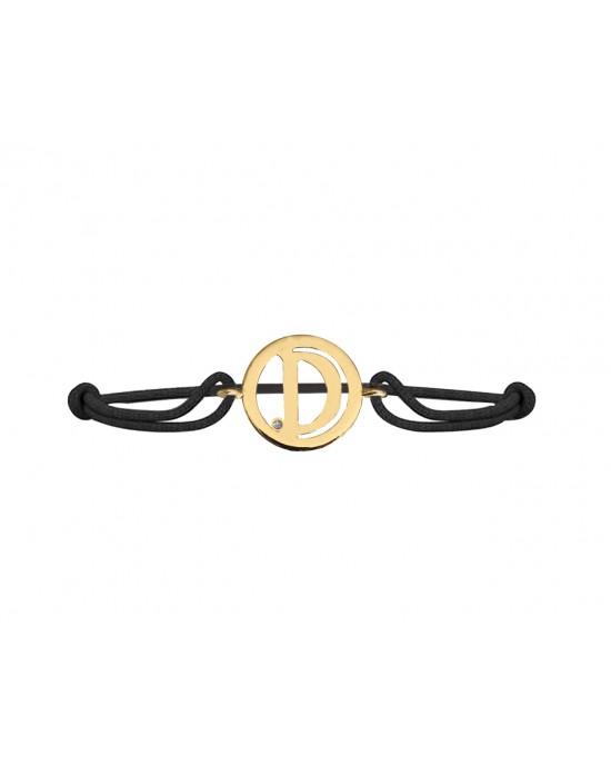 Alphabet D Gold Bracelet Alphabet D Gold Bracelet