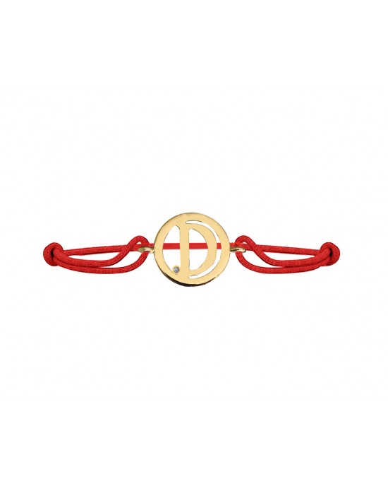 Alphabet D Gold Bracelet Alphabet D Gold Bracelet
