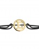 Alphabet E Gold Bracelet Alphabet E Gold Bracelet