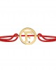 Alphabet F Gold Bracelet Alphabet F Gold Bracelet