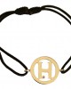 Alphabet H Gold Bracelet Alphabet H Gold Bracelet