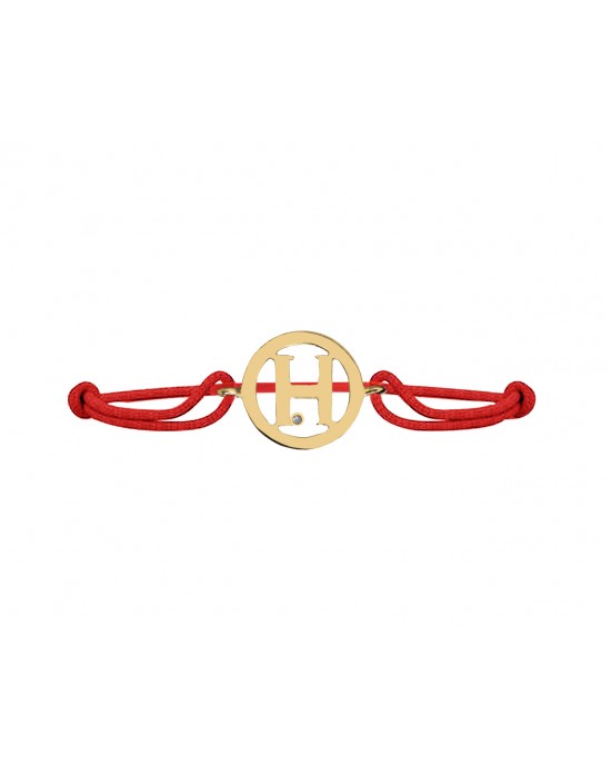 Alphabet H Gold Bracelet Alphabet H Gold Bracelet