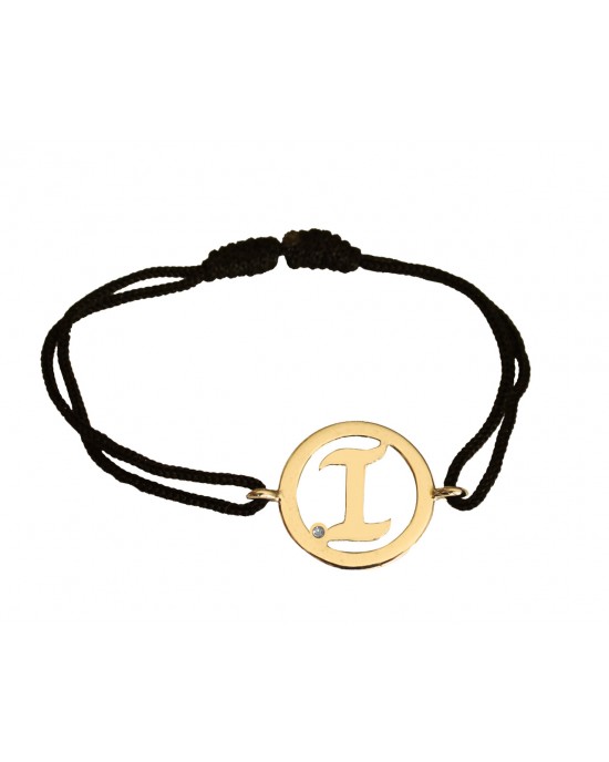 Alphabet I Gold Bracelet Alphabet I Gold Bracelet