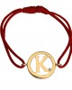 Alphabet K Gold Bracelet Alphabet K Gold Bracelet