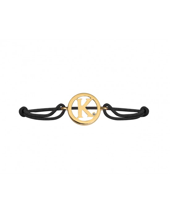 Alphabet K Gold Bracelet Alphabet K Gold Bracelet