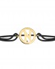 Alphabet N Gold Bracelet Alphabet N Gold Bracelet