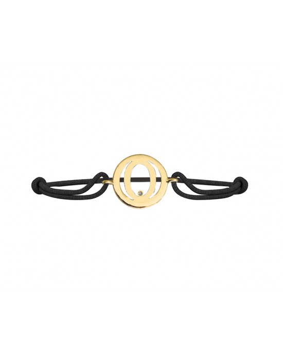 Alphabet O Gold Bracelet Alphabet O Gold Bracelet