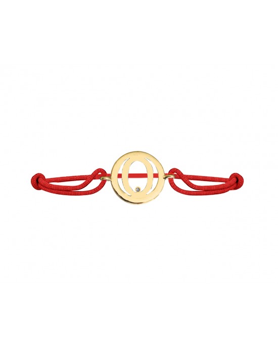 Alphabet O Gold Bracelet Alphabet O Gold Bracelet