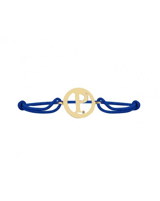 Alphabet P Gold Bracelet Alphabet P Gold Bracelet