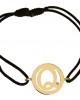 Alphabet Q Gold Bracelet Alphabet Q Gold Bracelet