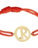 Alphabet R Gold Bracelet Alphabet R Gold Bracelet
