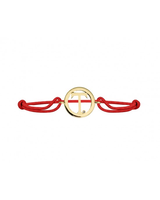Alphabet T Gold Bracelet Alphabet T Gold Bracelet