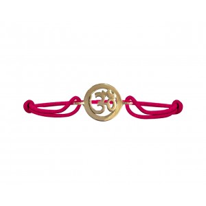 New Born Baby Om bracelet in gold