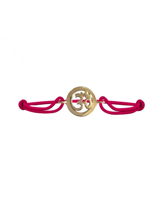 New Born Baby Om bracelet in gold New Born Baby Om bracelet in gold