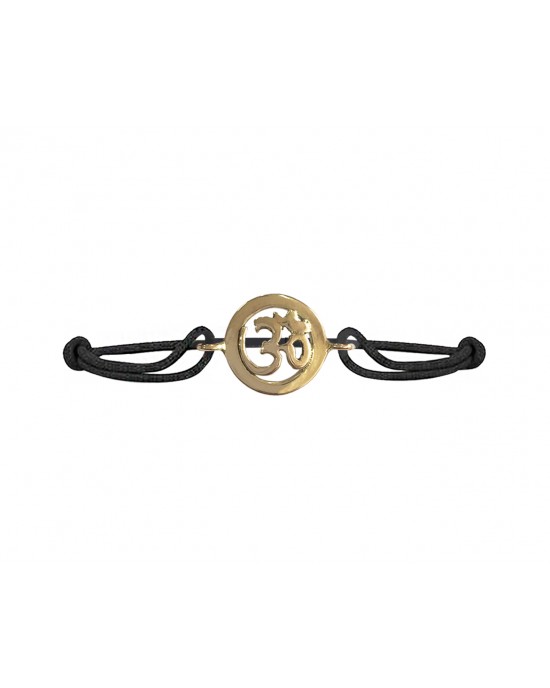New Born Baby Om bracelet in gold New Born Baby Om bracelet in gold