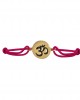 Gold Hallmarked 14k Om Rakhi On Adjustable Nylon Thread Gold Hallmarked 14k Om Rakhi On Adjustable Nylon Thread