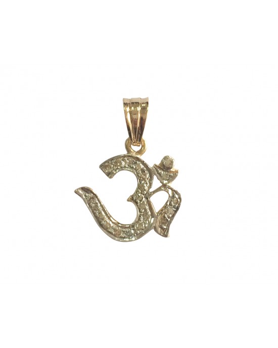 Delicate Om Diamond Pendant Delicate Om Diamond Pendant