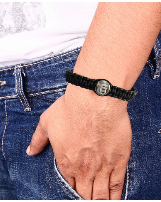 Men's Ik Onkaar Bracelet in Silver Men's Ik Onkaar Bracelet in Silver
