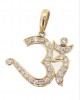 Om Pendant in Gold Om Pendant in Gold
