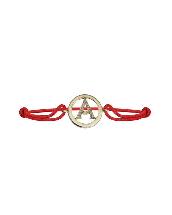 Alphabets Bracelet with diamonds A Alphabets Bracelet with diamonds A