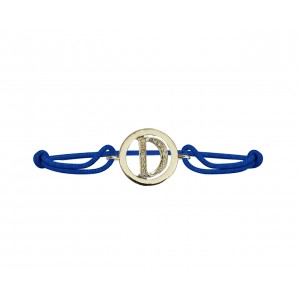 Alphabet Bracelet with Diamonds D