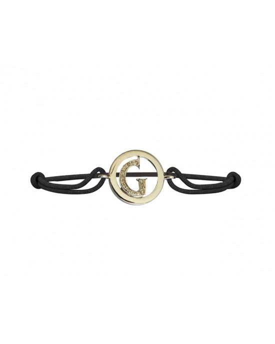 Alphabets bracelet with diamonds G Alphabets bracelet with diamonds G