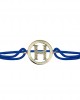 Alphabets bracelet with diamonds H Alphabets bracelet with diamonds H
