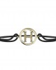 Alphabets bracelet with diamonds H Alphabets bracelet with diamonds H