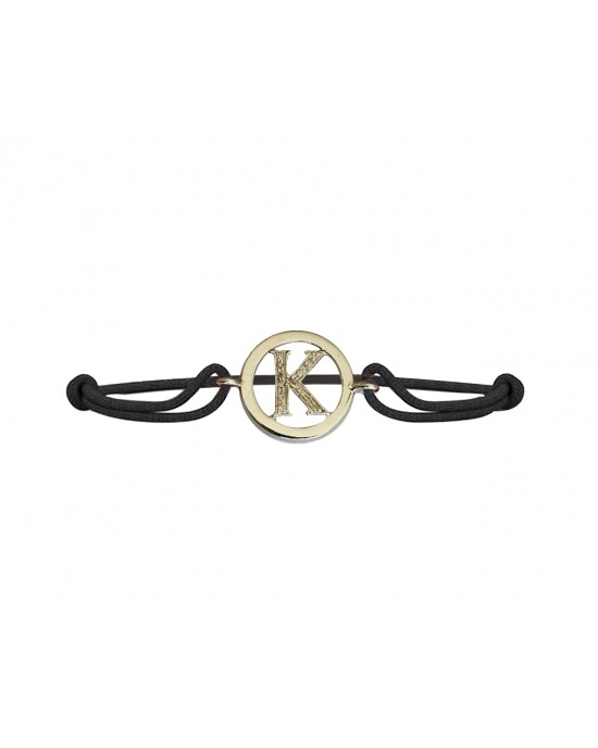 Alphabet Bracelet with diamonds K Alphabet Bracelet with diamonds K