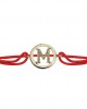 Alphabet Bracelet with Diamonds M Alphabet Bracelet with Diamonds M