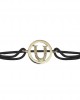 Alphabets Bracelet with diamonds U Alphabets Bracelet with diamonds U