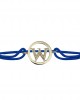 Alphabets bracelet with diamonds W Alphabets bracelet with diamonds W