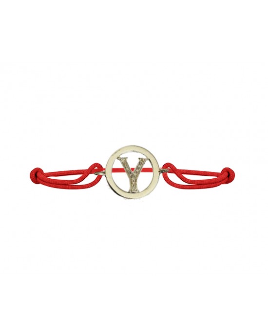 Alphabet bracelet with diamonds Y Alphabet bracelet with diamonds Y