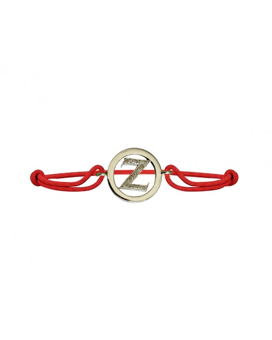 Alphabet Bracelet with diamonds Z Alphabet Bracelet with diamonds Z