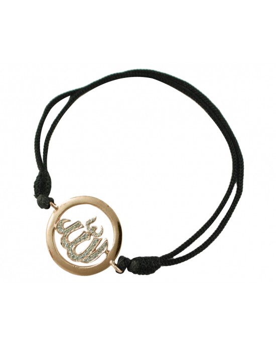 Allah Bracelet with Diamonds in Allah Allah Bracelet with Diamonds in Allah