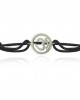 Om Single Diamond Bracelet Silver Om Single Diamond Bracelet Silver