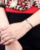 Om Single Diamond Bracelet Silver Om Single Diamond Bracelet Silver