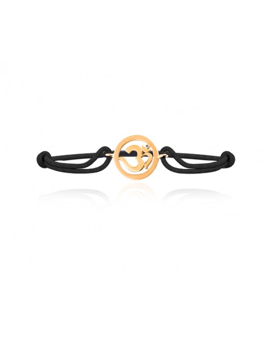 Om Single Diamond Bracelet in Gold Om Single Diamond Bracelet in Gold