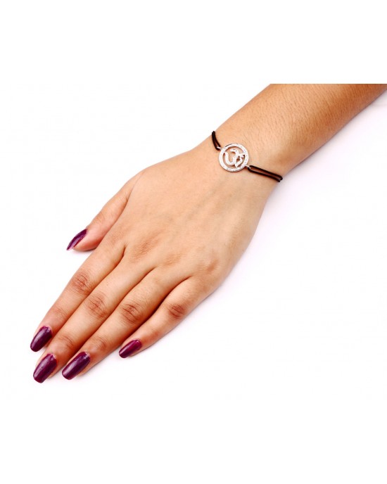 Aumkaara Om Bracelet with Diamond Aumkaara Om Bracelet with Diamond