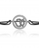 Om Inside Diamond Bracelet in Silver Om Inside Diamond Bracelet in Silver