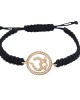 Om in Gold Bracelet with Diamonds Om in Gold Bracelet with Diamonds