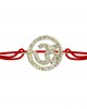 Om bracelet 18mm in gold with diamonds Om bracelet 18mm in gold with diamonds