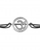 Diamond Studded Elegant Om Bracelet in 92.5 Silver Diamond Studded Elegant Om Bracelet in 92.5 Silver