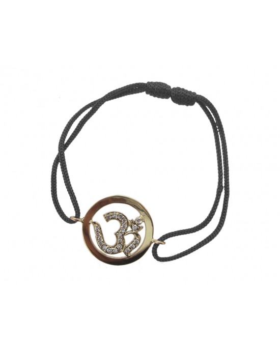 Om Gold Bracelet with Diamonds Om Gold Bracelet with Diamonds