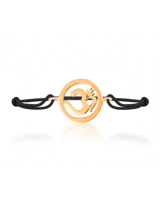 Aum single diamond Gold Bracelet Aum single diamond Gold Bracelet