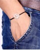 Om Shakti Bracelet in Silver with Diamonds Om Shakti Bracelet in Silver with Diamonds
