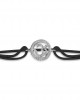 Om Bracelet in Silver with Forty-Two 0.24 Carats Diamonds Om Bracelet in Silver with Forty-Two 0.24 Carats Diamonds