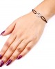 Om Bracelet in Silver with Forty-Two 0.24 Carats Diamonds Om Bracelet in Silver with Forty-Two 0.24 Carats Diamonds