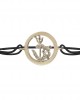 Om Shakti Bracelet in Gold with Diamond Om Shakti Bracelet in Gold with Diamond